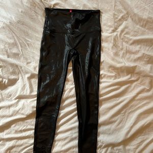 Faux leather spanx. Never worn. Too small.